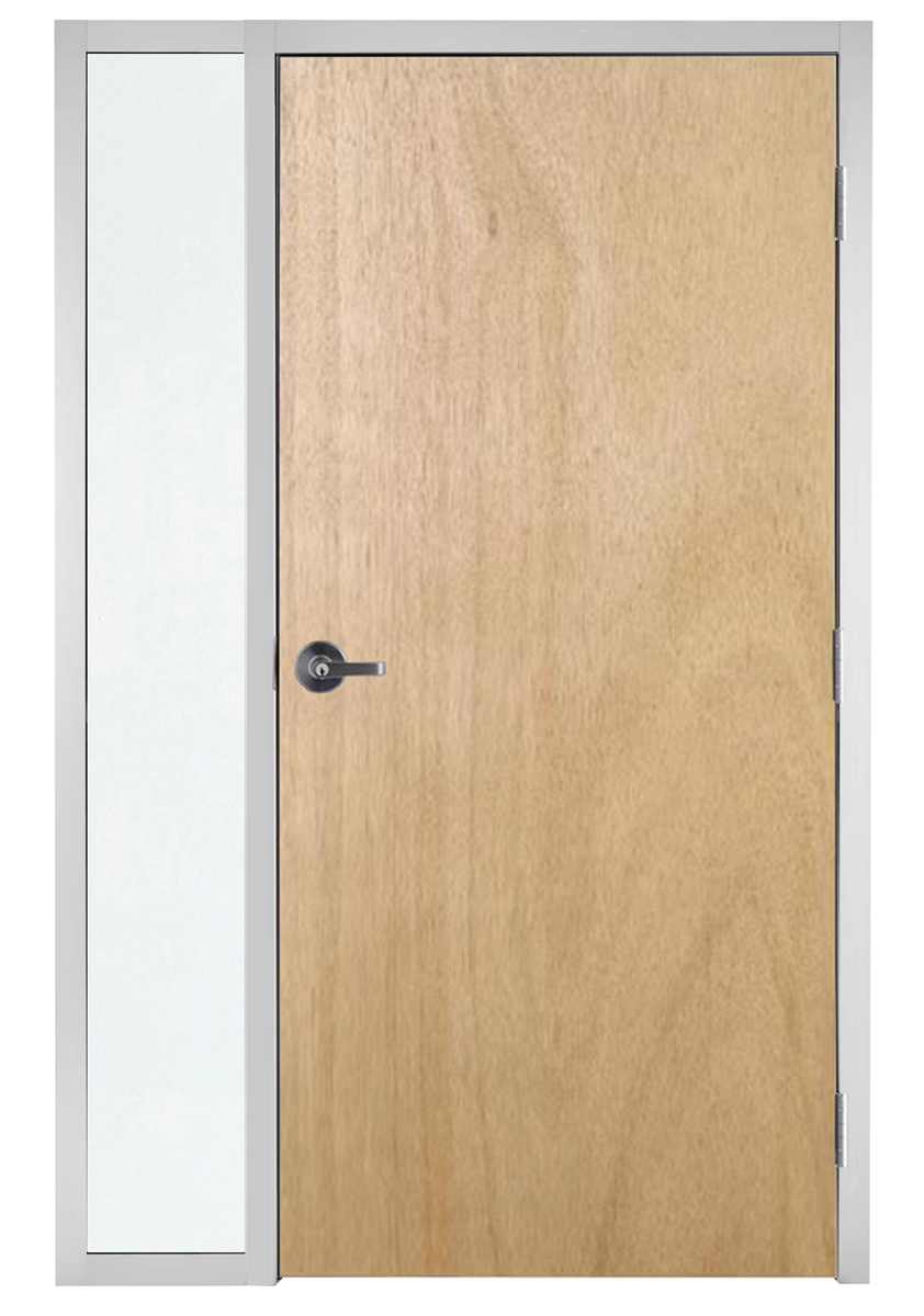 Office Lite 36 In X 84 In Left Hand Commercial Interior Door With 12