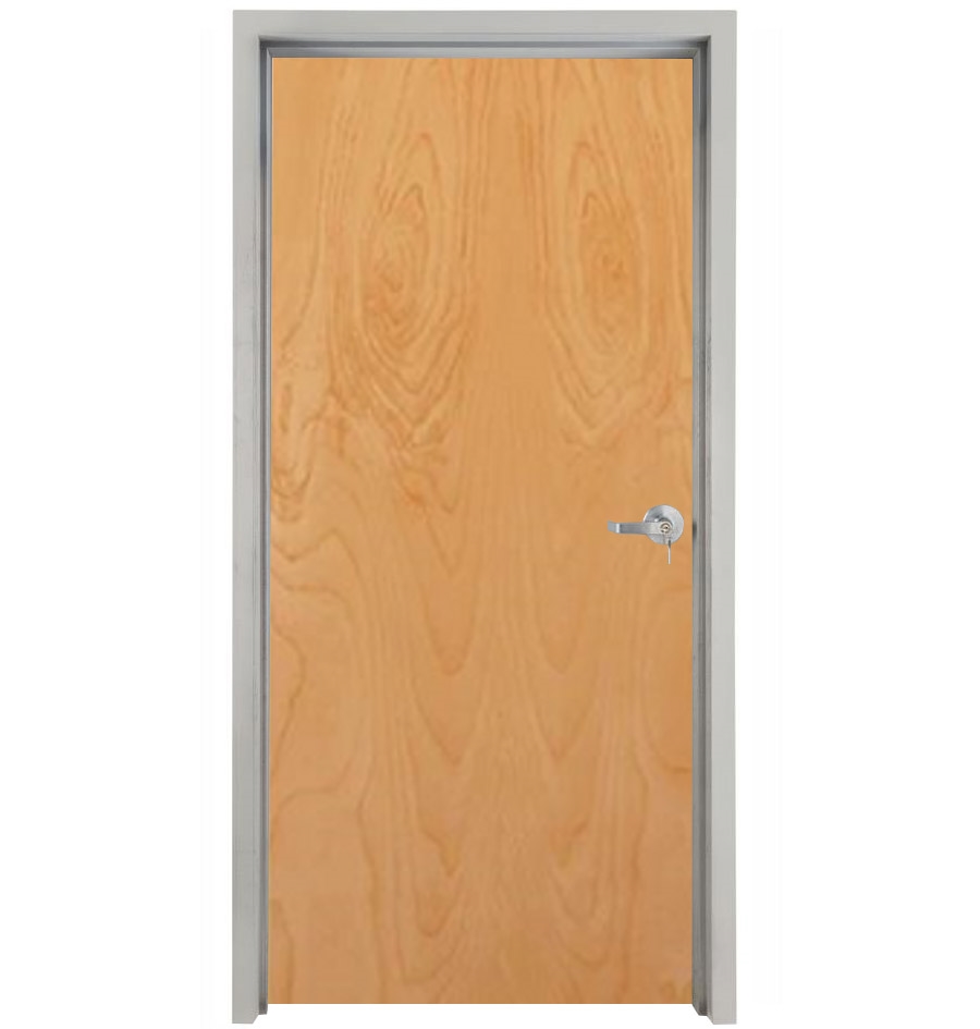 Wood Lite In X In Interior Left Hand Commercial Wood Door And