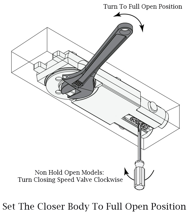 How To Install A Side Load Arm | Concealed Closer Installation
