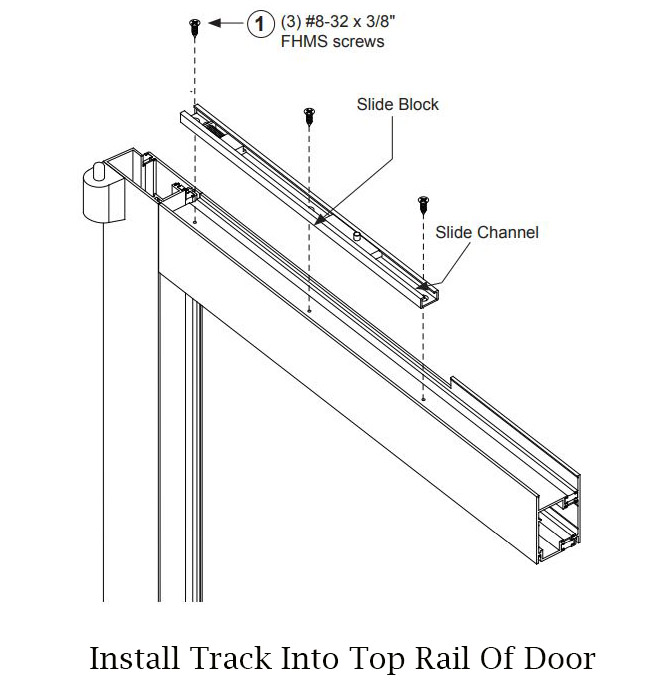 How To Install A Slide Block Arm | Concealed Closer Installation