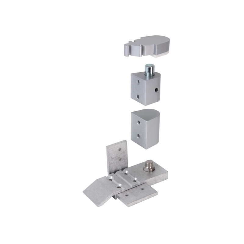 Aldora Commercial Storefront Door Pivot Hinge, Aluminum Finish 