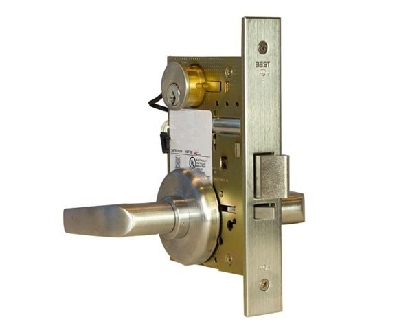 Best 45HW7TDEU17LM626RQE Fail Secure 24V With Deadbolt Electrified Mortise  Lock 17 Lever M Escutcheon Left Hand