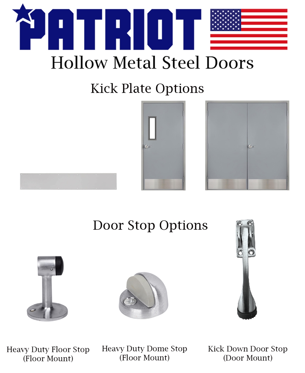 Stainless Steel Door Mounted Kick-Down Door Holder