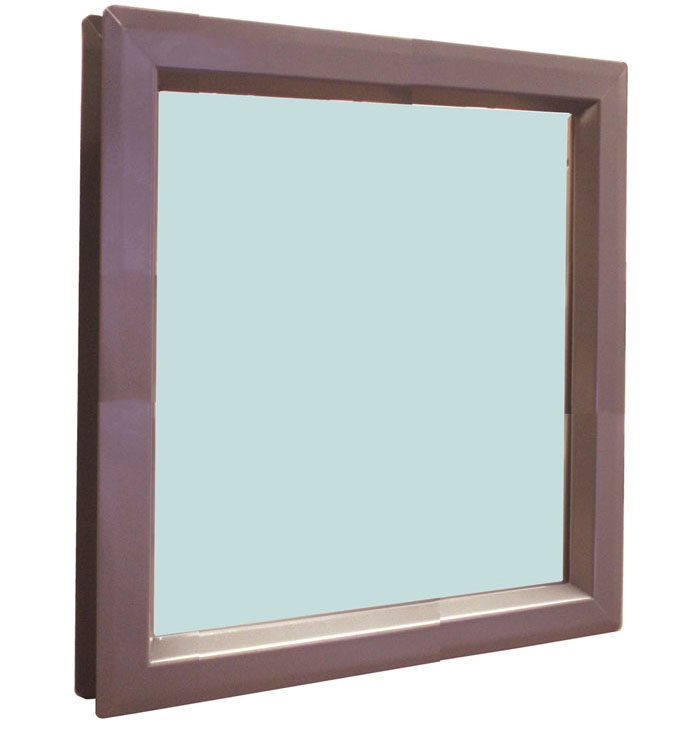 Commercial Door Vision Lite Kit With Slimline Vision Frame, 1/4 In ...