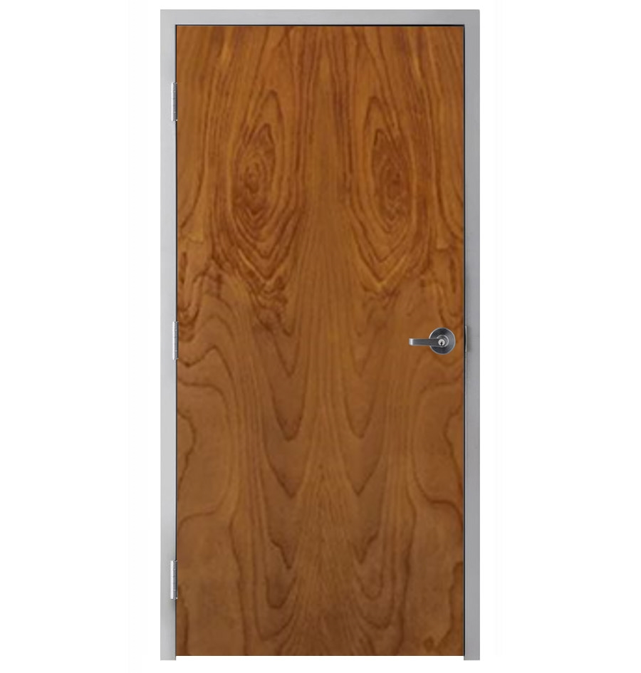 Wood-Lite 36 in. x 84 in. Interior Left Hand Reverse Commercial Wood ...